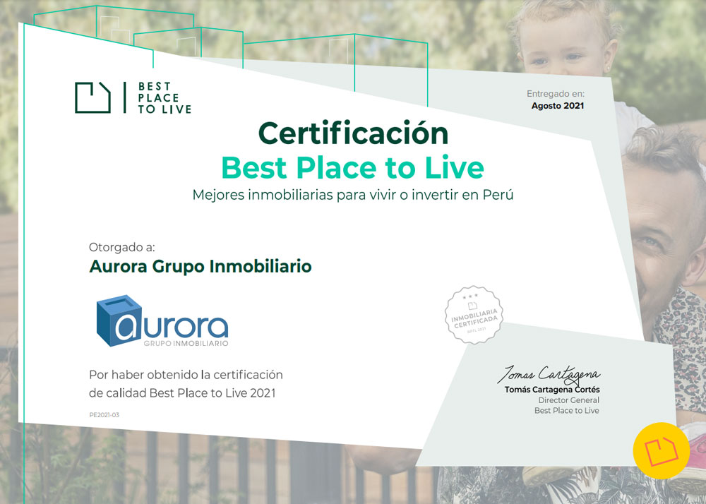 Certificación Best Place to Live 2021