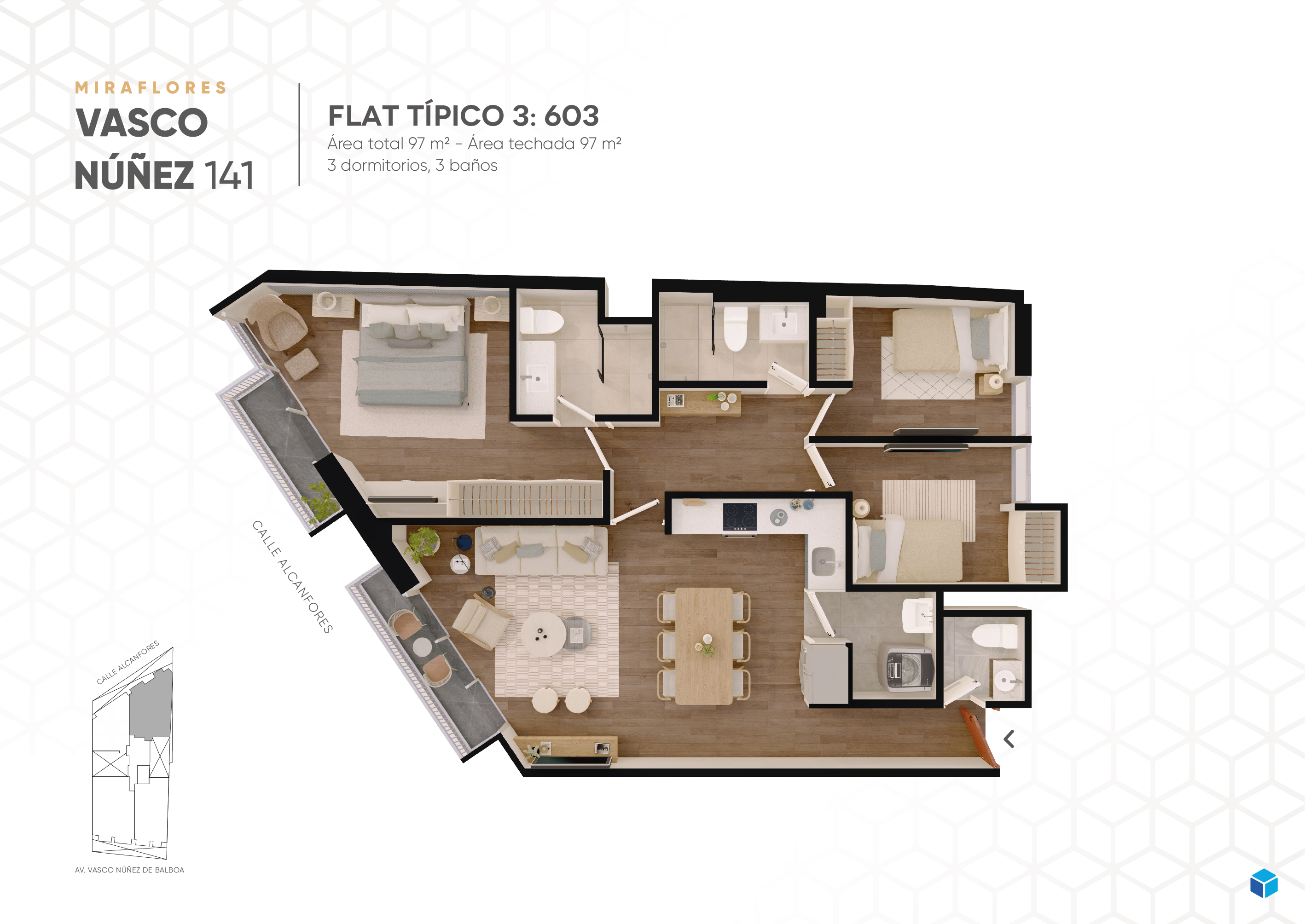 planos Vasco Núñez 141 Flat-Tipico-3-603